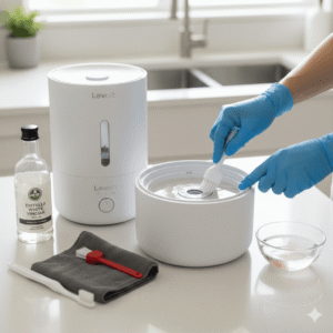 how to clean Levoit humidifier