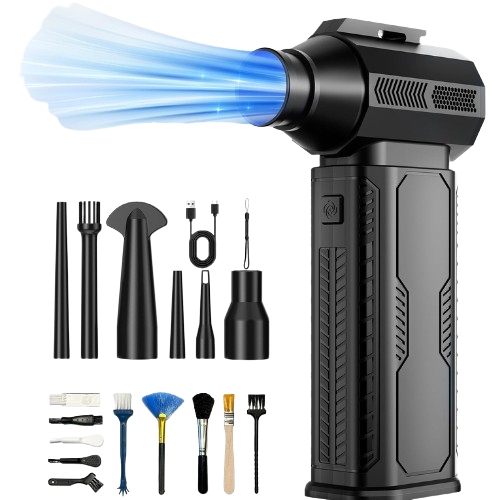 2 in 1 air duster and vacuum
