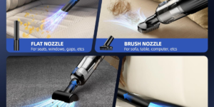 electric duster with vacuum